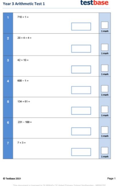 <p>Year 3 Test 1</p>